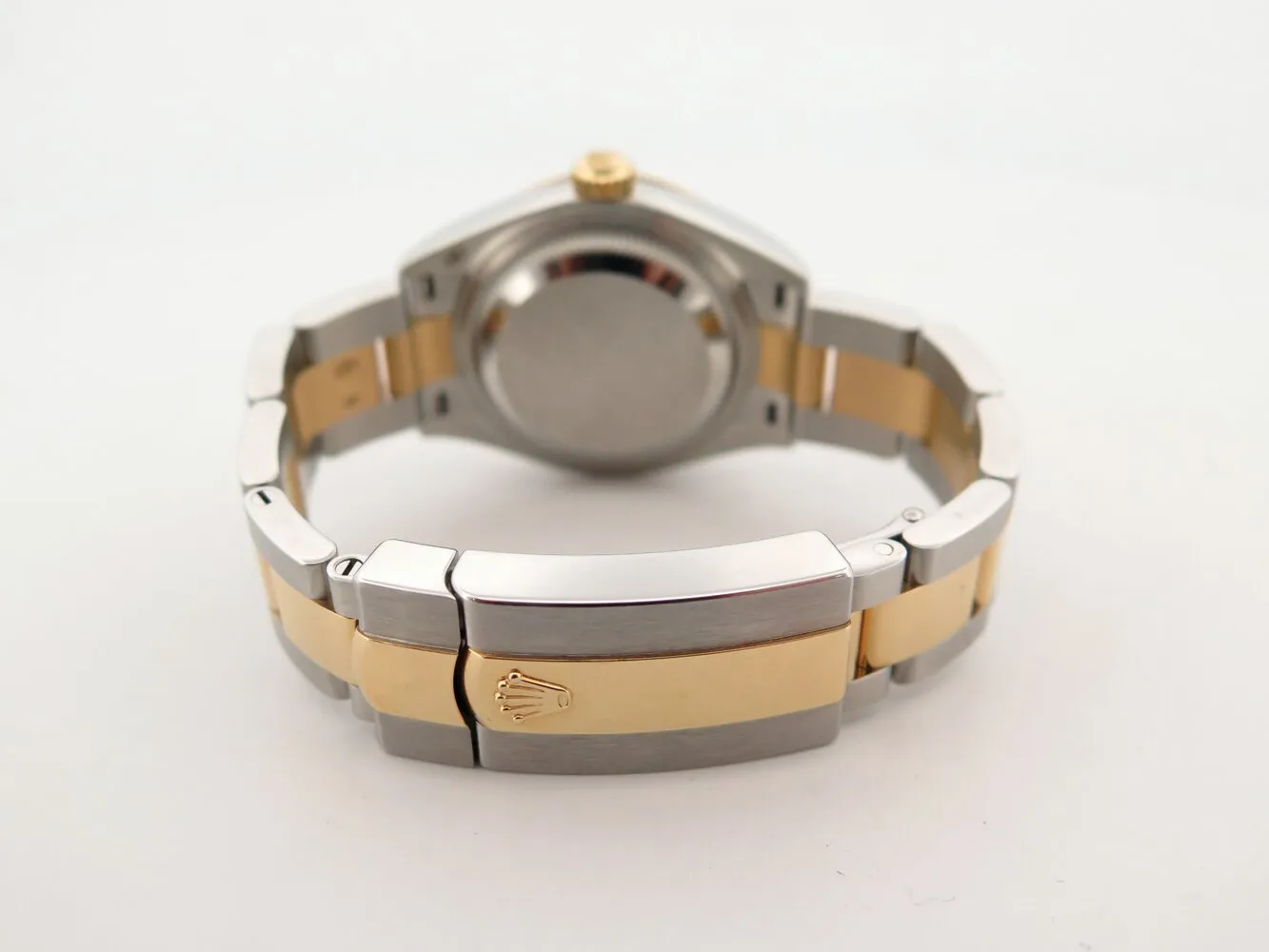 Rolex Lady-Datejust 28 - Montre Oyster en or jaune et acier, diamants sold by 58 Facettes product image thumbnail 4