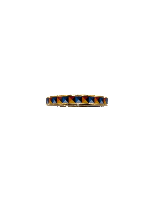 Hermès - Bracelet jonc Clous en Trompe l'Œil en plaqué or made by 58 Facettes