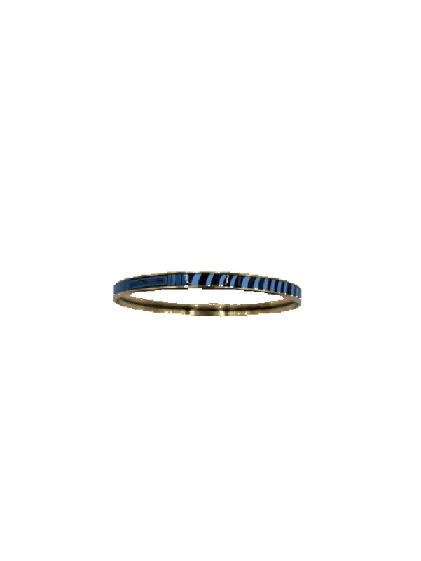 Hermès - Bracelet jonc en plaqué or et émail made by 58 Facettes