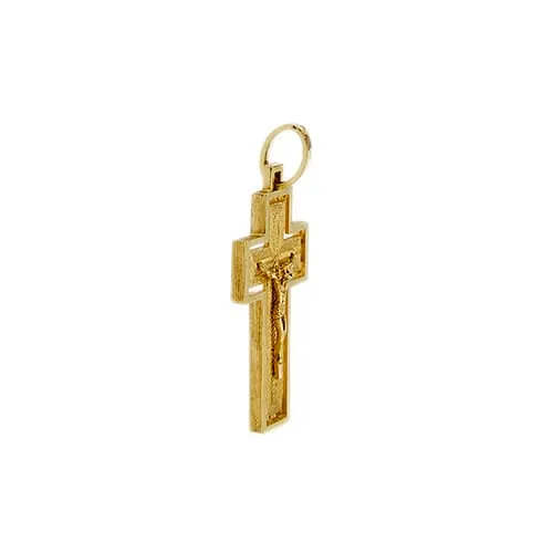 Pendentif croix avec Jésus en or jaune sold by 58 Facettes product image thumbnail 3