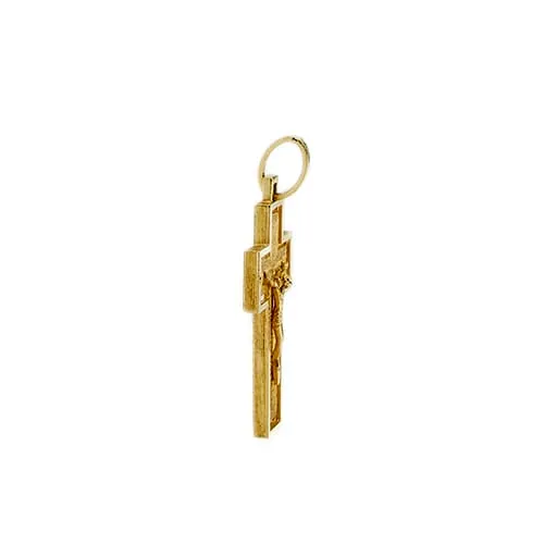 Pendentif croix avec Jésus en or jaune sold by 58 Facettes product image thumbnail 4