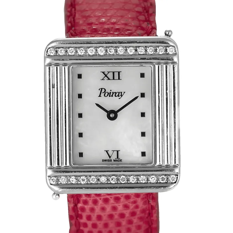 Poiray - Première - Montre en acier et diamants made by 58 Facettes