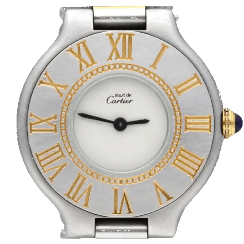 Cartier Must 21 - Montre en or jaune et acier made by 58 Facettes