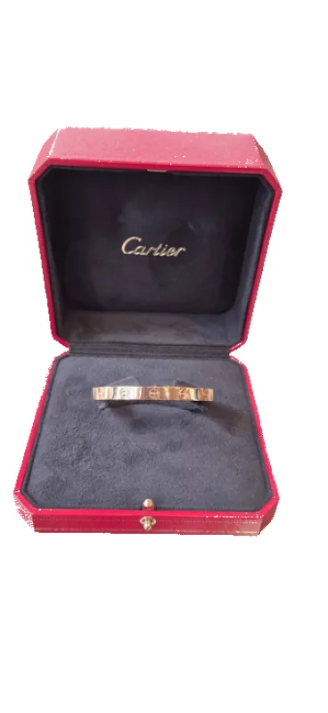 Cartier Love - Bracelet manchette en or rose 18K made by 58 Facettes