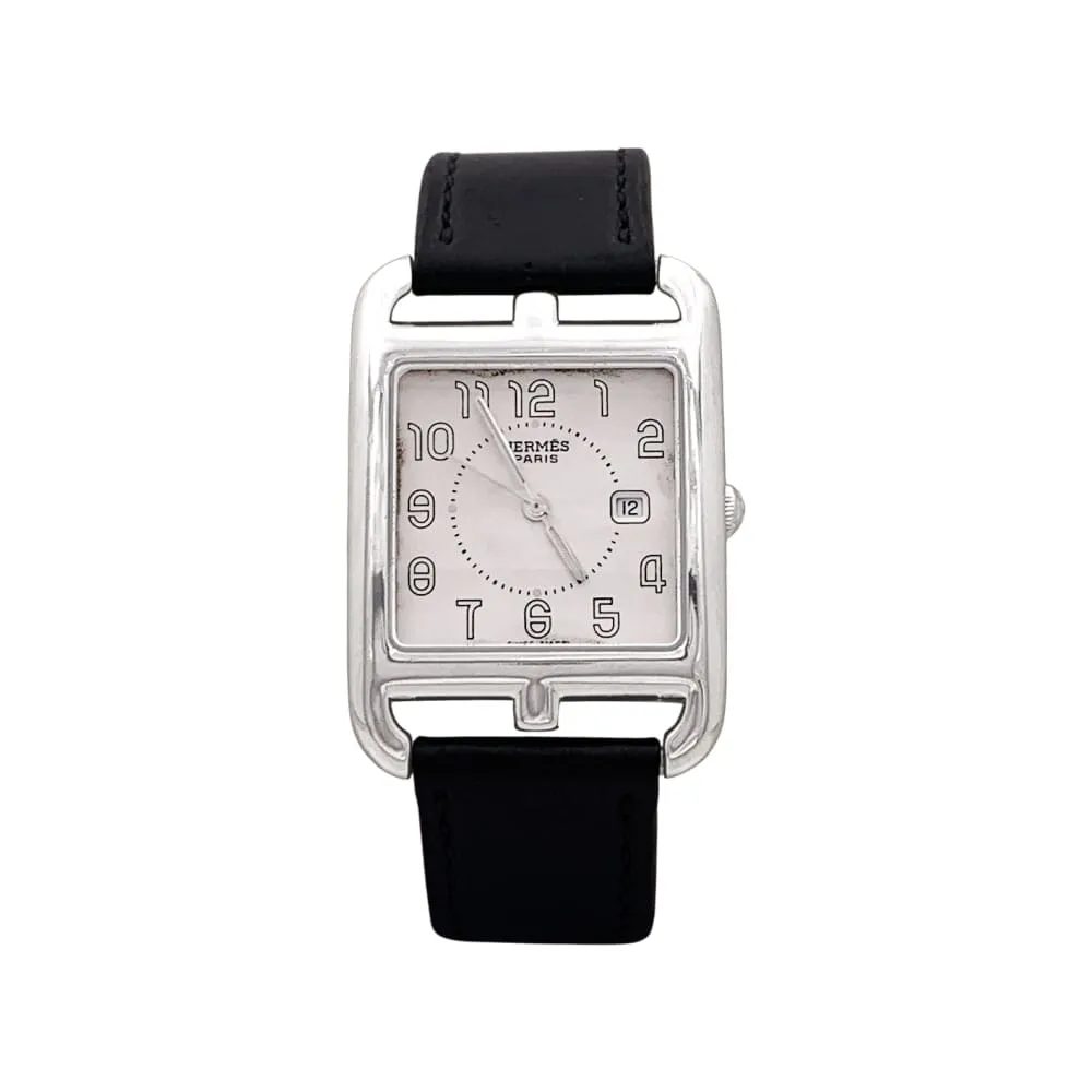 Hermès Cape Cod - Montre grand modèle en acier et cuir sold by 58 Facettes