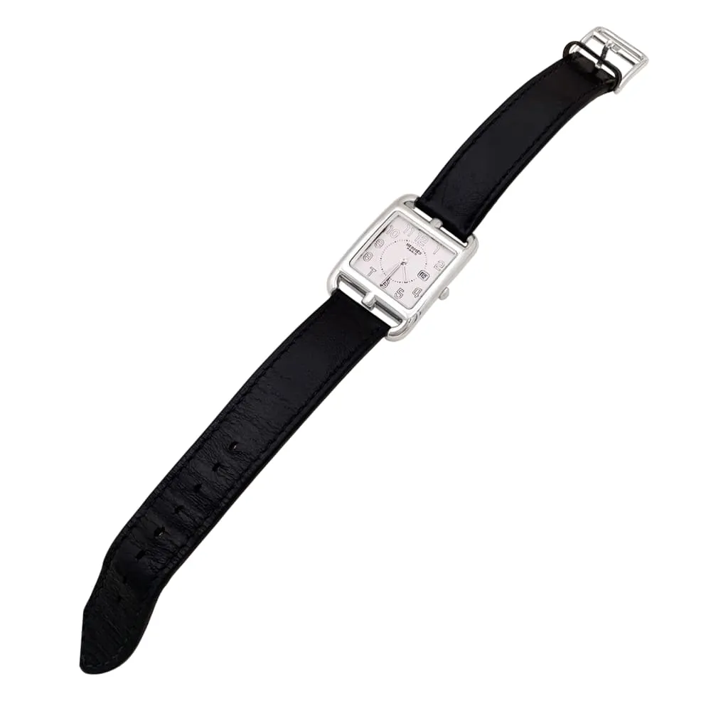 Hermès Cape Cod - Montre grand modèle en acier et cuir sold by 58 Facettes product image thumbnail 3