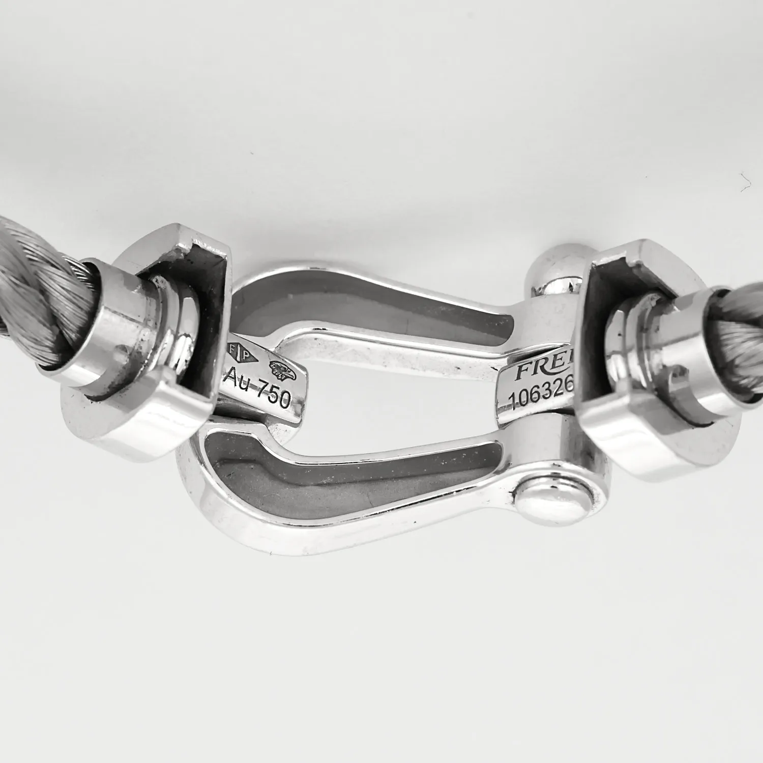 FRED - FORCE 10 - Grand modèle Bracelet en Or blanc 18k sold by 58 Facettes product image thumbnail 4