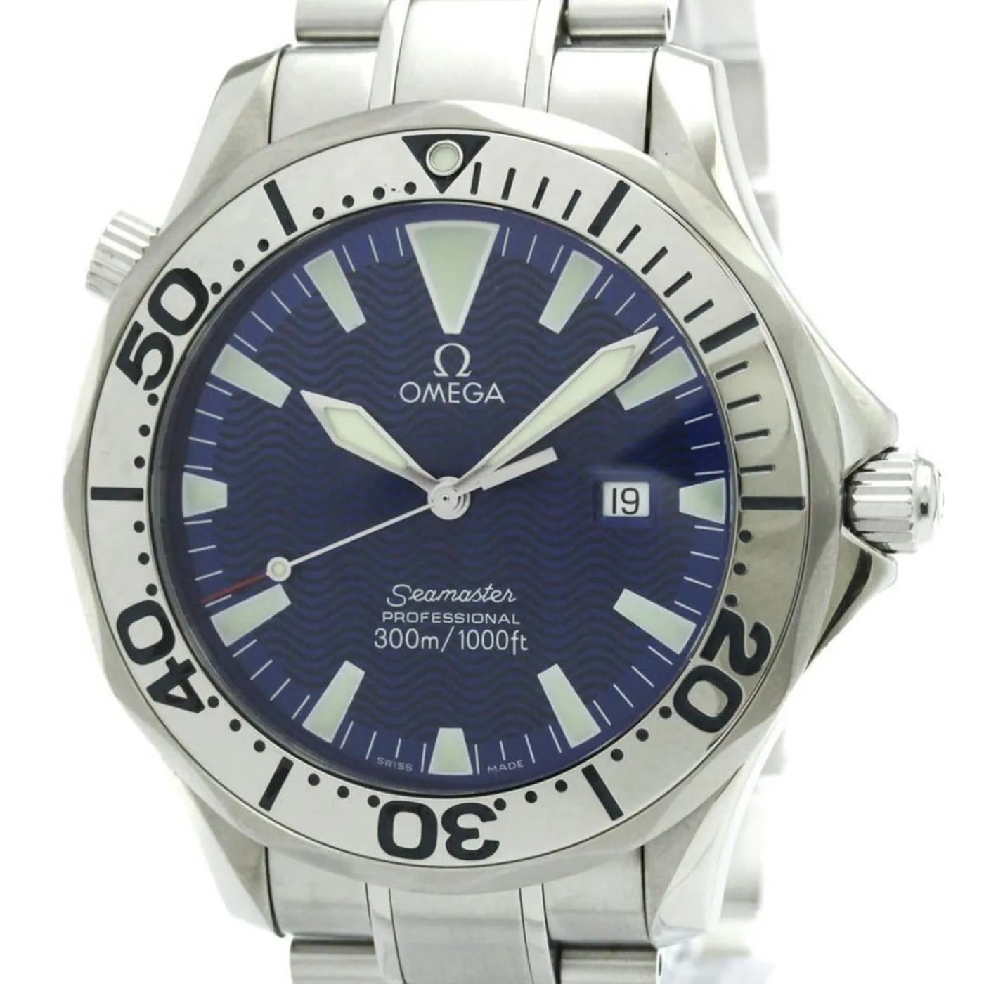 Omega Seamaster Professional 300M - Montre quartz en acier inoxydable sold by 58 Facettes product image thumbnail 2