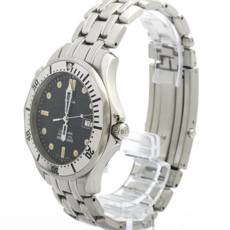 Omega Seamaster Professional 300M - Montre quartz en acier made by 58 Facettes