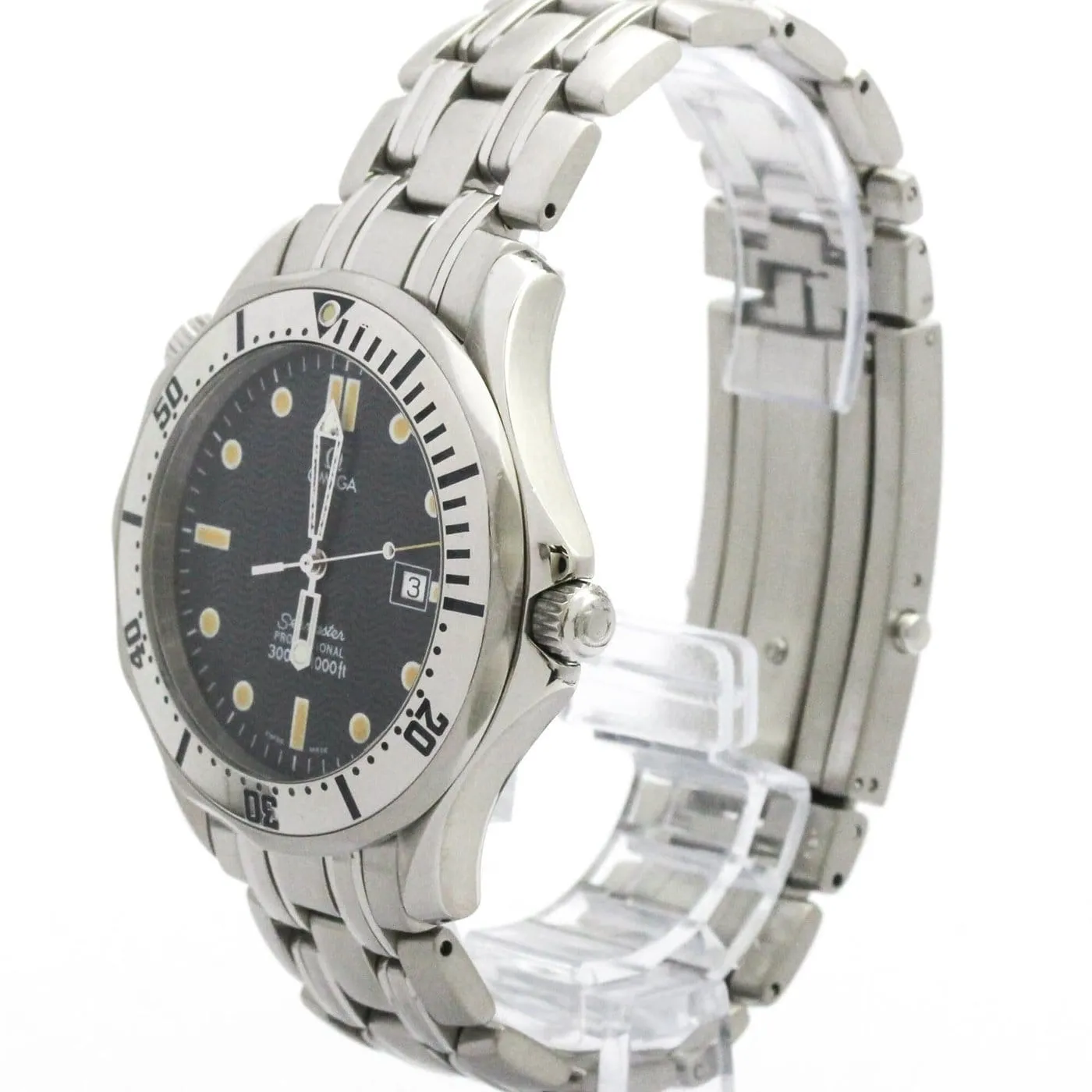 Omega Seamaster Professional 300M - Montre quartz en acier sold by 58 Facettes