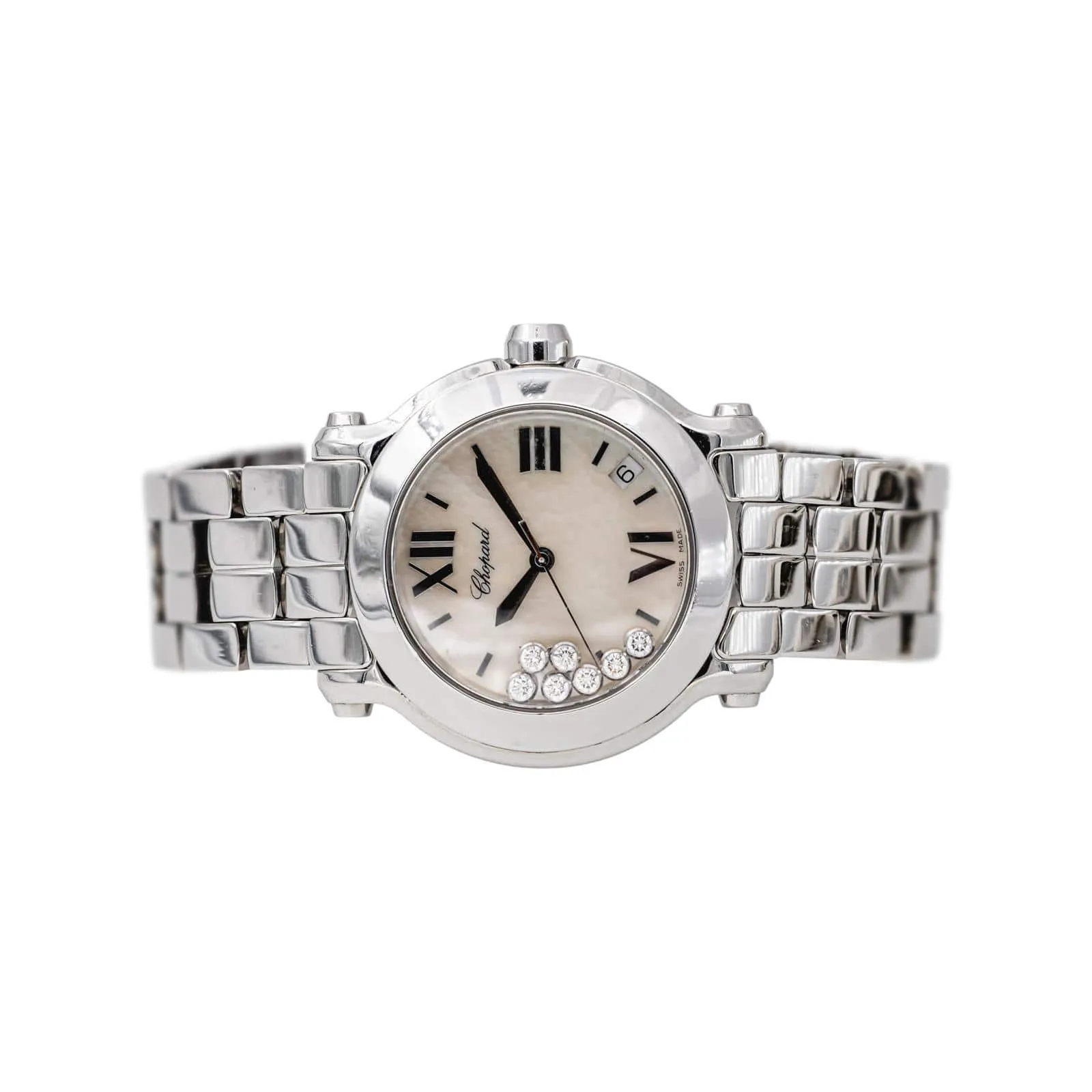 Chopard Happy Sport - Montre en acier et diamants sold by 58 Facettes product image thumbnail 3