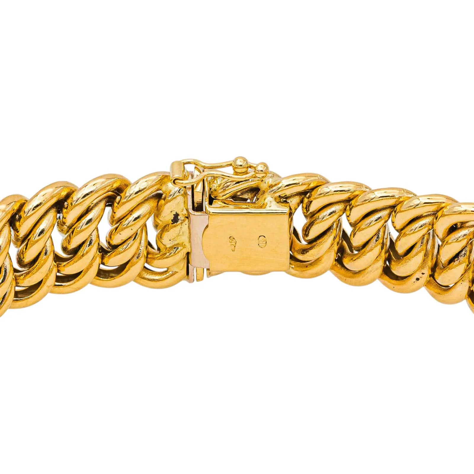 Bracelet maille américaine en or jaune sold by 58 Facettes product image thumbnail 5