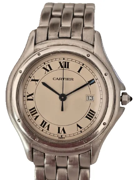 Cartier Panthère Cougar - Montre en acier inoxydable à quartz sold by 58 Facettes