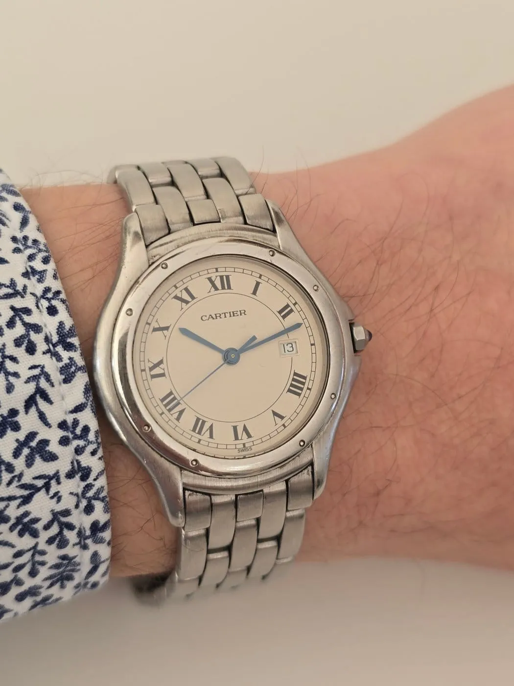 Cartier Panthère Cougar - Montre en acier inoxydable à quartz sold by 58 Facettes product image thumbnail 2