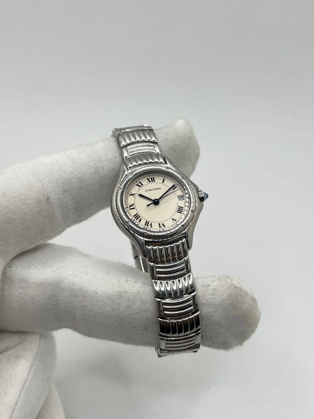 Cartier Cougar - Montre quartz en acier sold by 58 Facettes product image thumbnail 5
