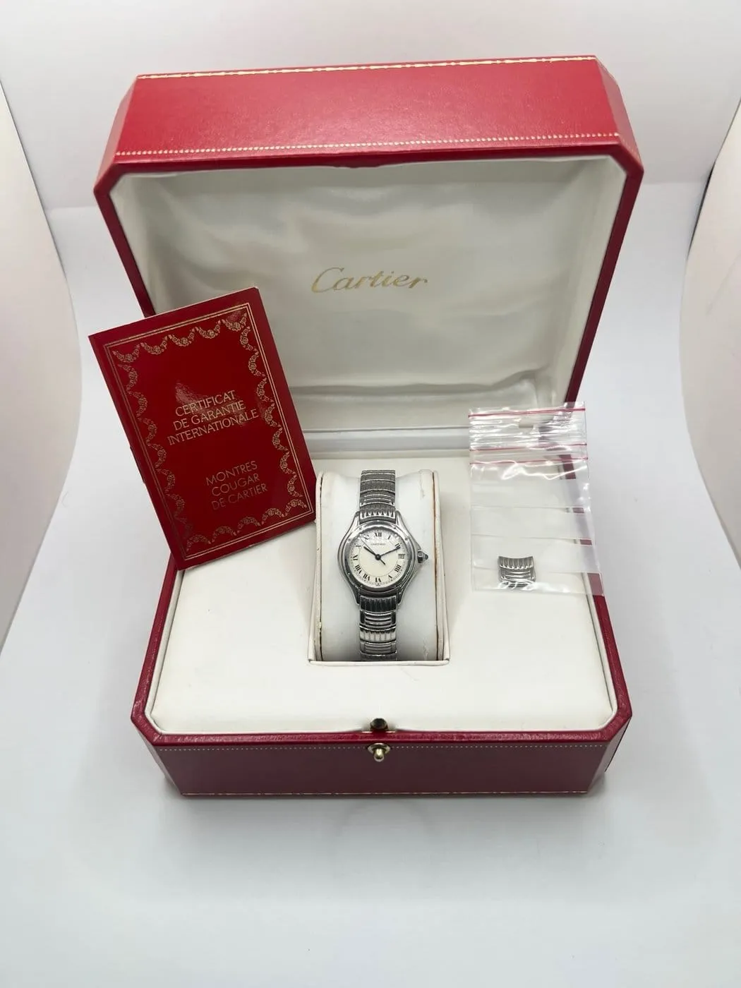 Cartier Cougar - Montre quartz en acier sold by 58 Facettes product image thumbnail 3