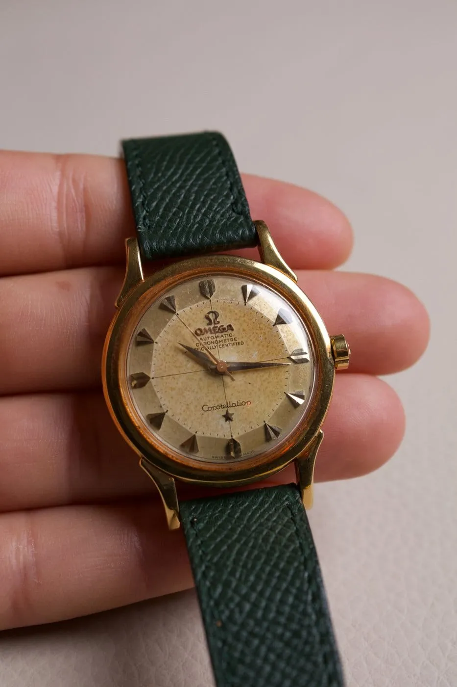 Omega Constellation - Montre Pie Pan en or jaune 18K sold by 58 Facettes product image thumbnail 2