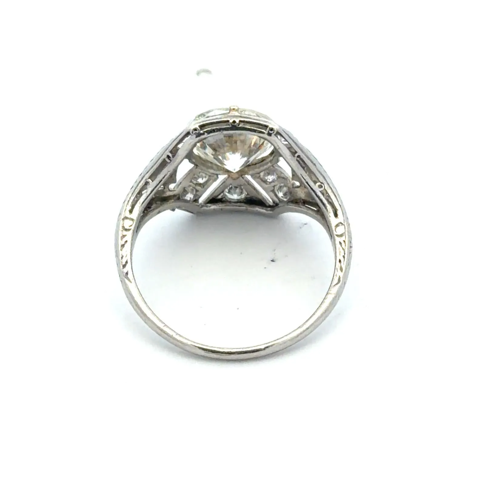 Art déco - Bague en platine et diamant sold by 58 Facettes product image thumbnail 2