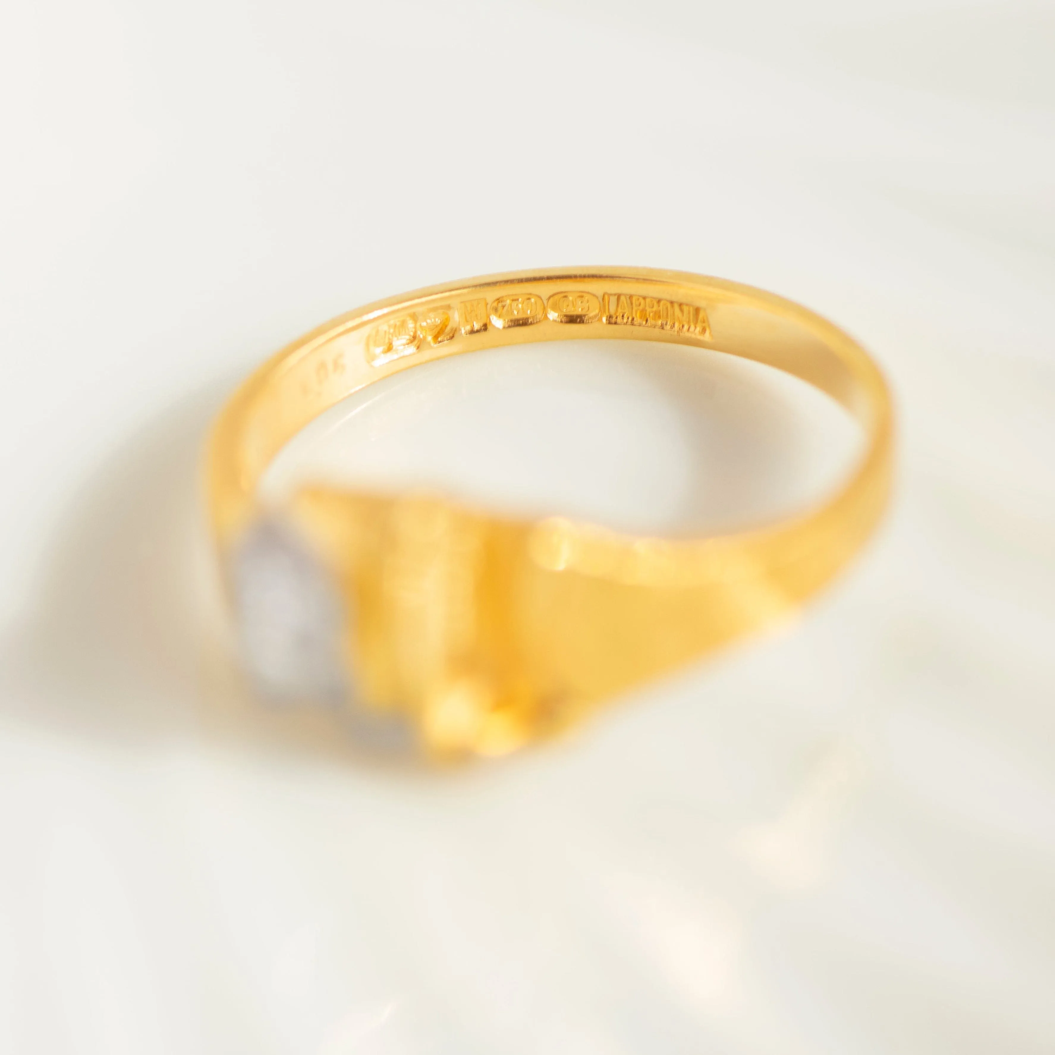 Lapponia Amalthea - Bague en or jaune 18 carats et diamant sold by 58 Facettes product image thumbnail 4