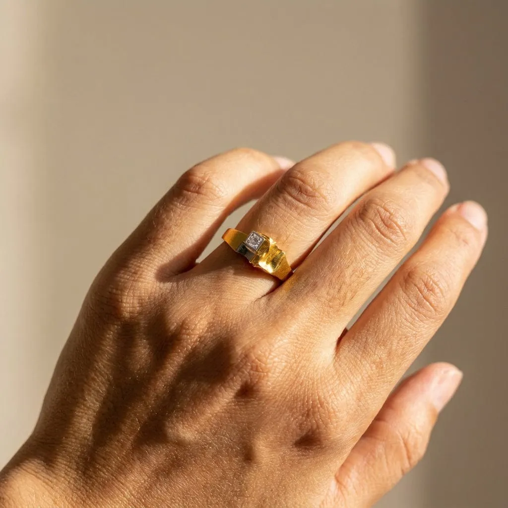 Lapponia Amalthea - Bague en or jaune 18 carats et diamant sold by 58 Facettes product image thumbnail 2