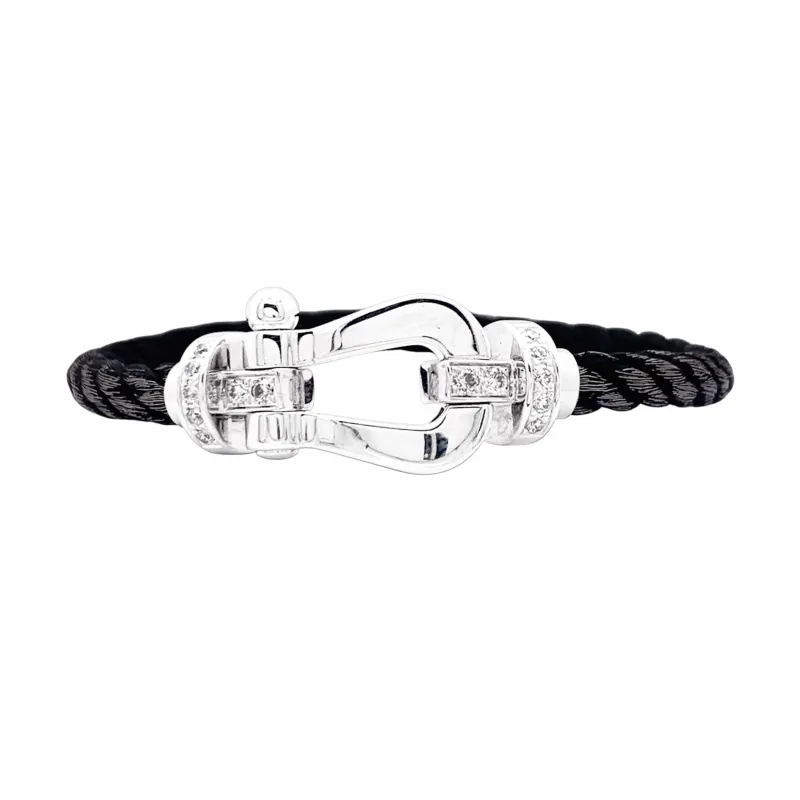 Fred Force 10 - Bracelet en or blanc et diamants made by 58 Facettes