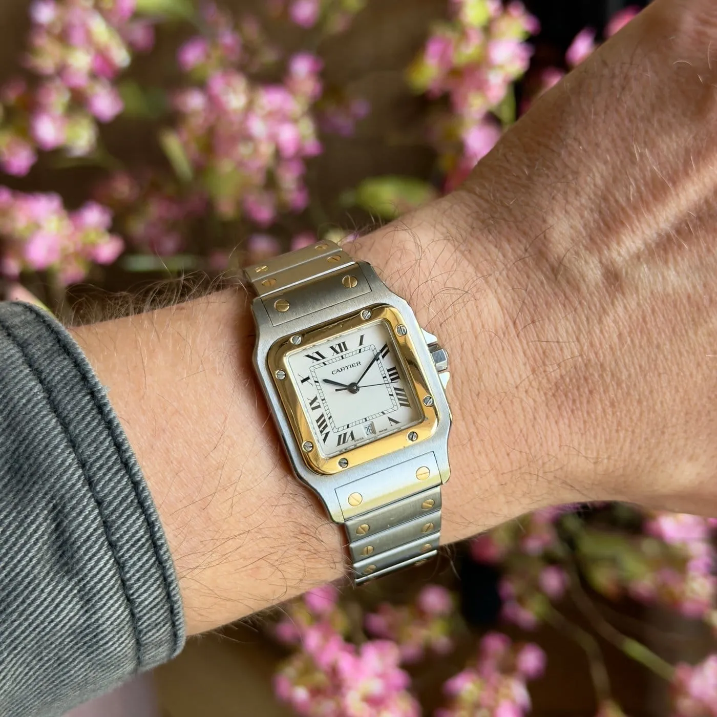 Cartier Santos Galbée - Montre en acier référence 187901 sold by 58 Facettes product image thumbnail 2