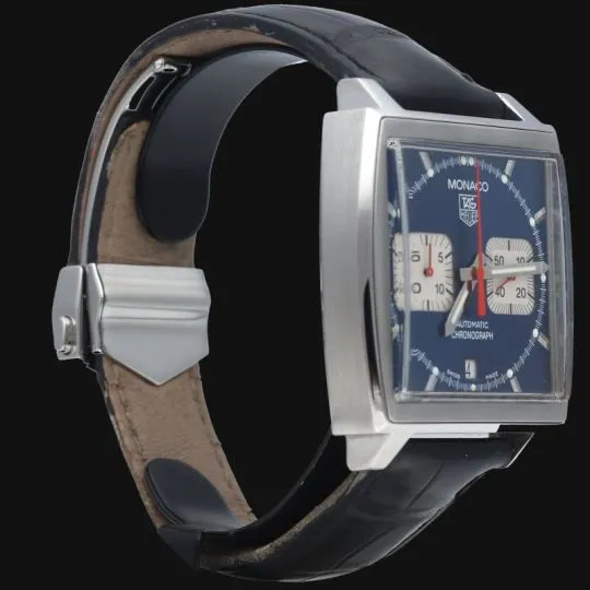 TAG Heuer Monaco - Montre chronographe en acier sold by 58 Facettes product image thumbnail 5
