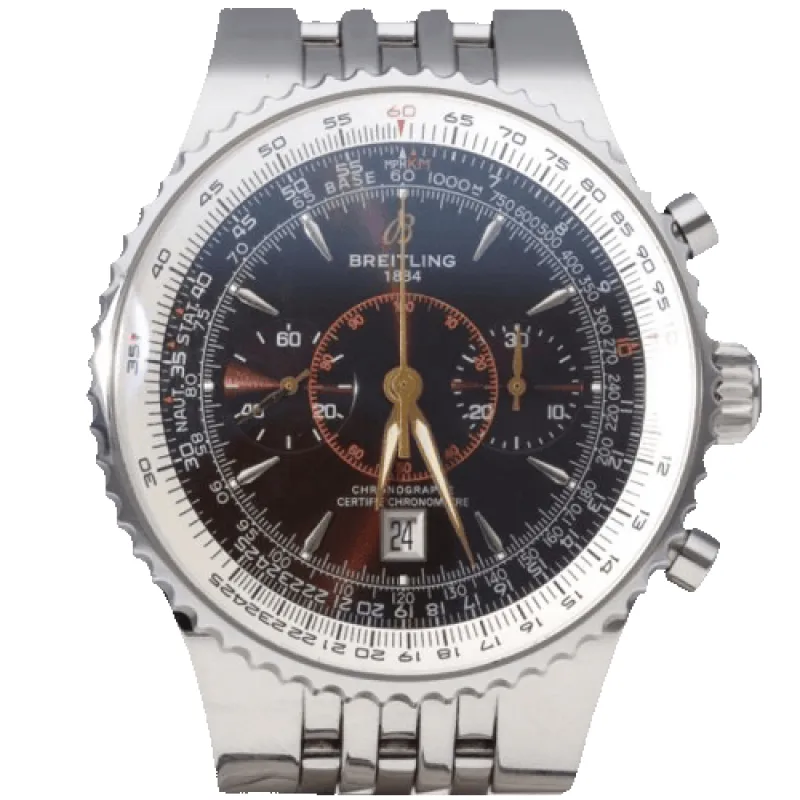 Breitling Montbrillant Légende - Montre automatique en acier made by 58 Facettes