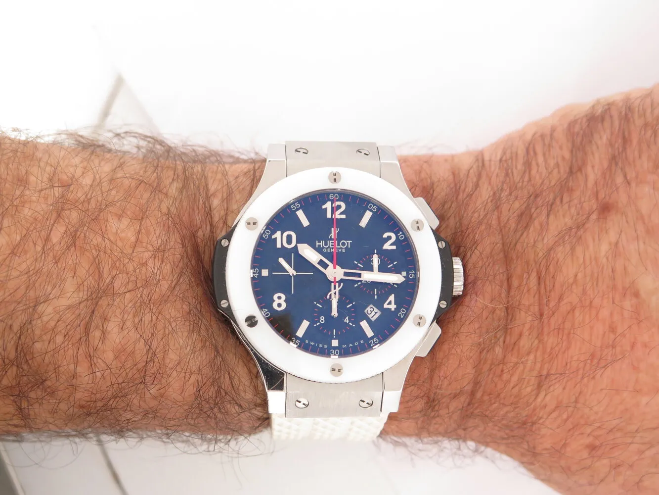 Hublot Big Bang - Montre chronographe en acier et céramique sold by 58 Facettes product image thumbnail 2