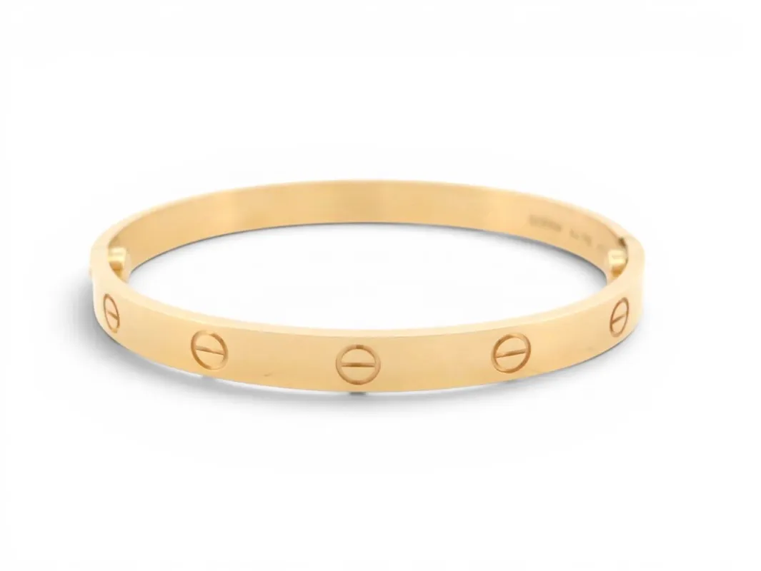 Cartier Love - Bracelet jonc classique en or jaune 18k made by 58 Facettes