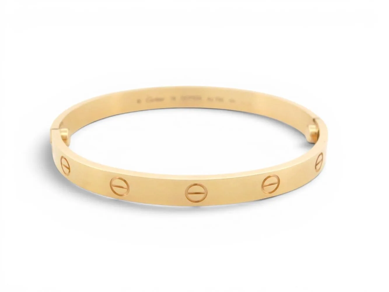 Cartier Love - Bracelet jonc classique en or jaune 18k sold by 58 Facettes product image thumbnail 2