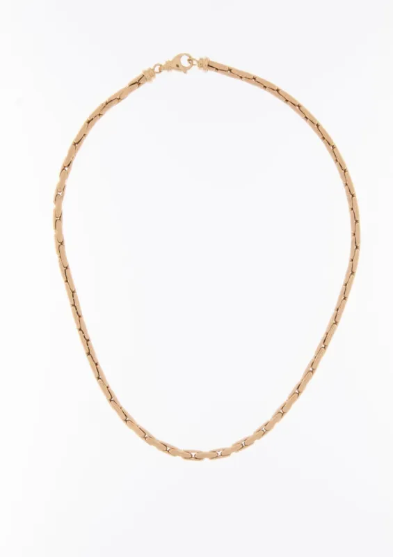 Collier chaîne portugais en or jaune 19 carats made by 58 Facettes