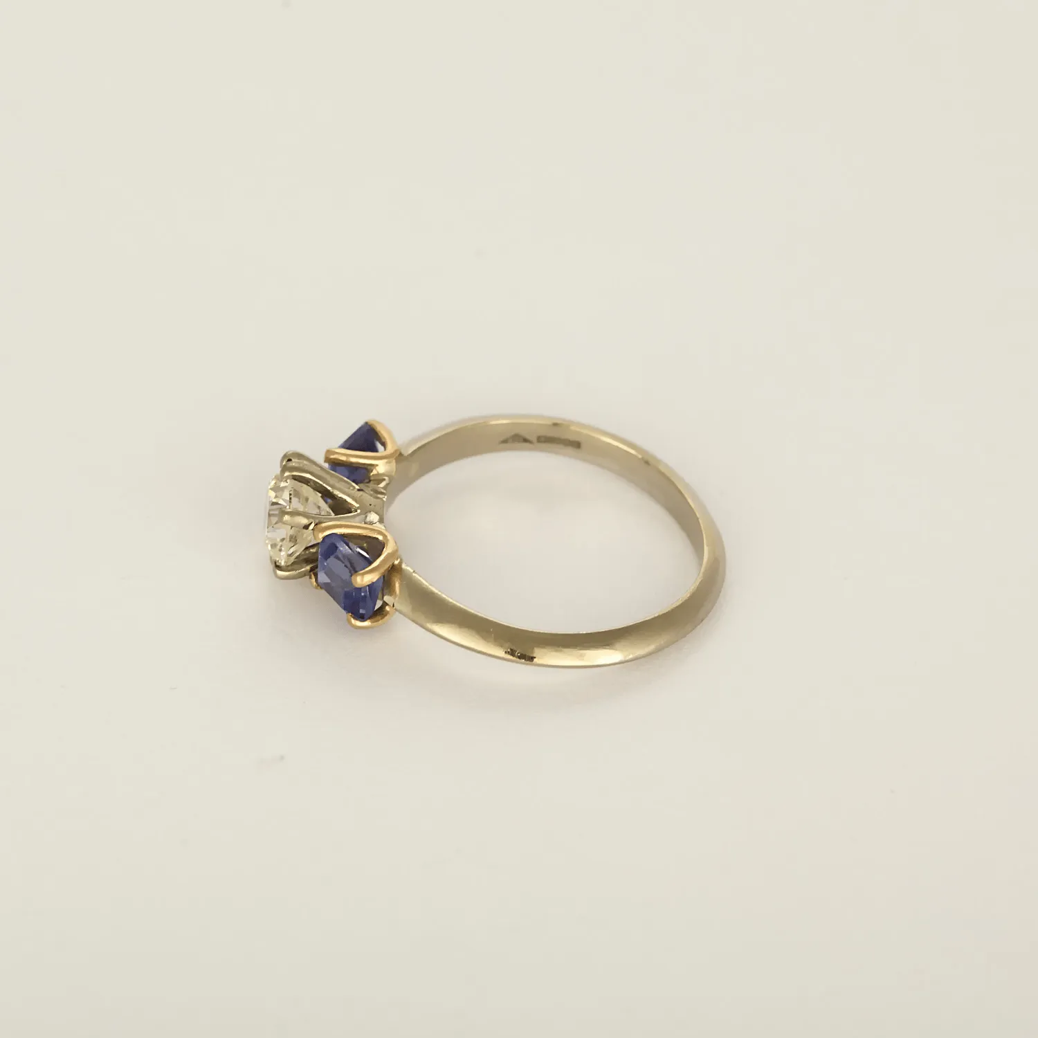 Bague en Or blanc & rose 18k Diamant and Tanzanite sold by 58 Facettes product image thumbnail 4