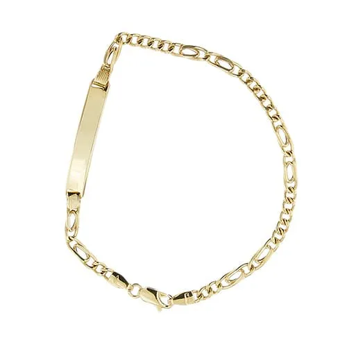 Bracelet homme à plaque en or jaune sold by 58 Facettes