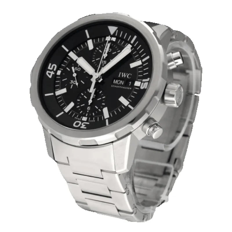 IWC Aquatimer - Montre chronographe automatique IW376804 en acier made by 58 Facettes