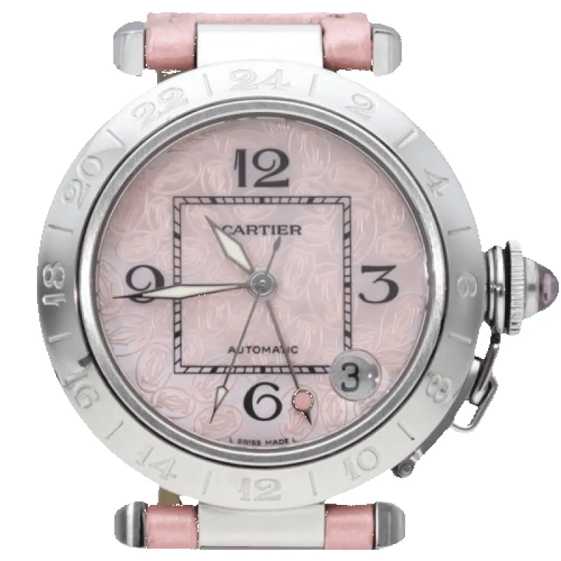 Cartier Pasha GMT - Montre en acier made by 58 Facettes