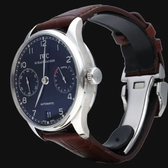 IWC Portuguese - Montre en acier sold by 58 Facettes product image thumbnail 3