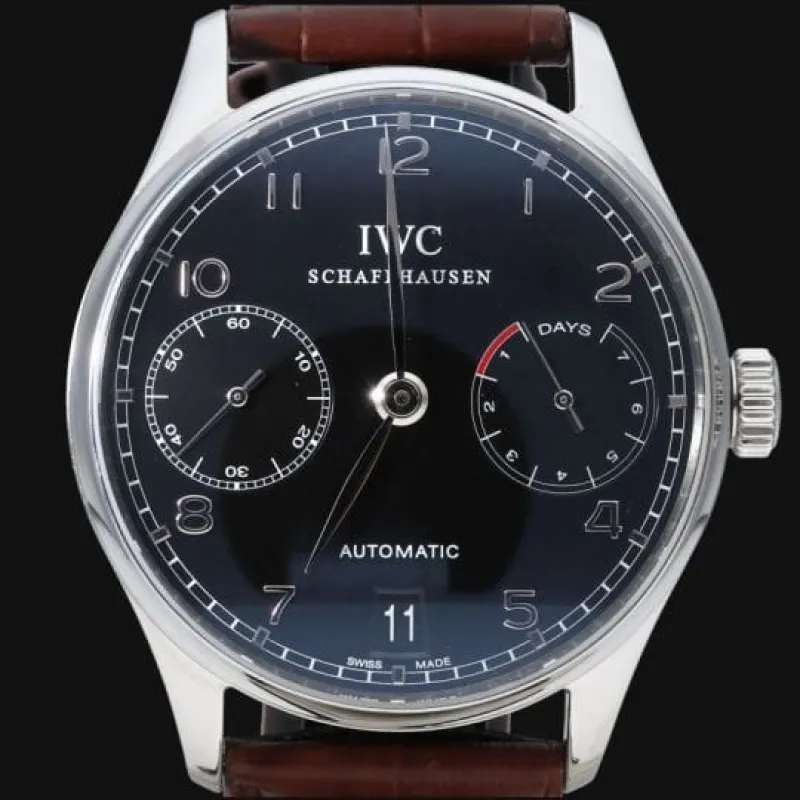 IWC Portuguese - Montre en acier made by 58 Facettes