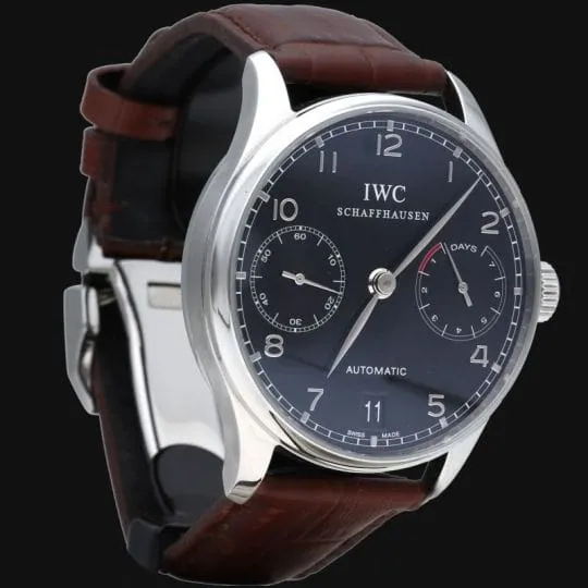 IWC Portuguese - Montre en acier sold by 58 Facettes product image thumbnail 5