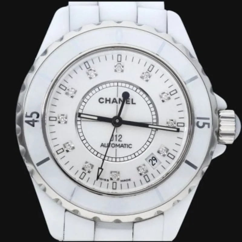 Chanel J12 - Montre 38 mm automatique en céramique made by 58 Facettes