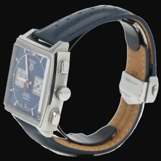 TAG Heuer Monaco - Montre chronographe Calibre 12 en acier sold by 58 Facettes product image thumbnail 3