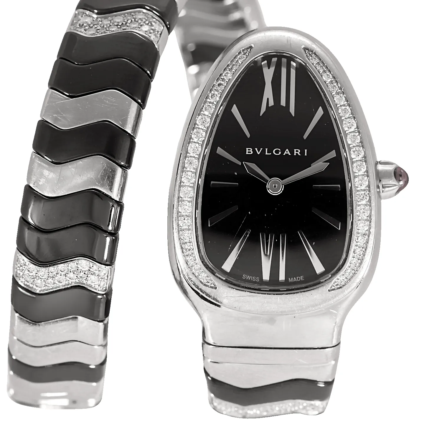 Bulgari Montre Serpenti en acier sold by 58 Facettes