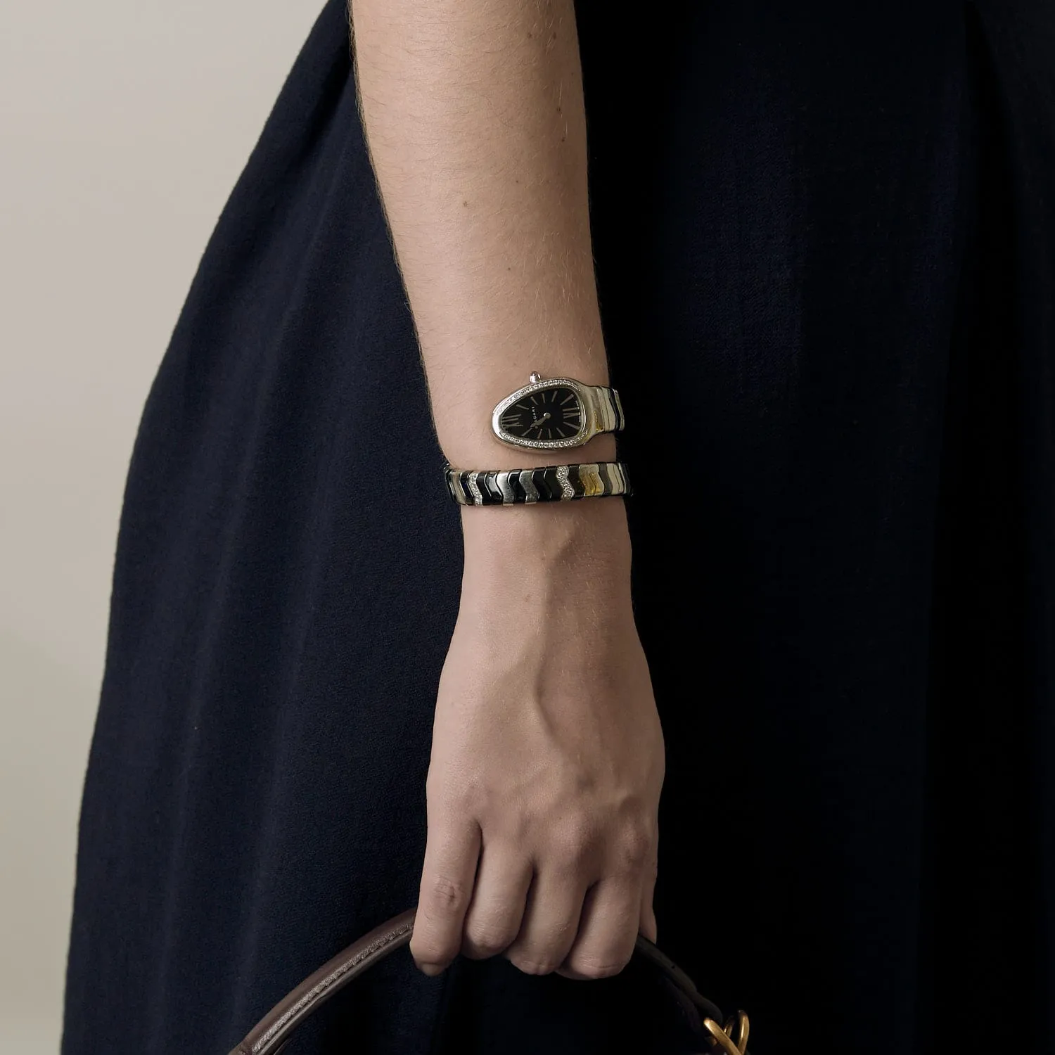Bulgari Montre Serpenti en acier sold by 58 Facettes product image thumbnail 2