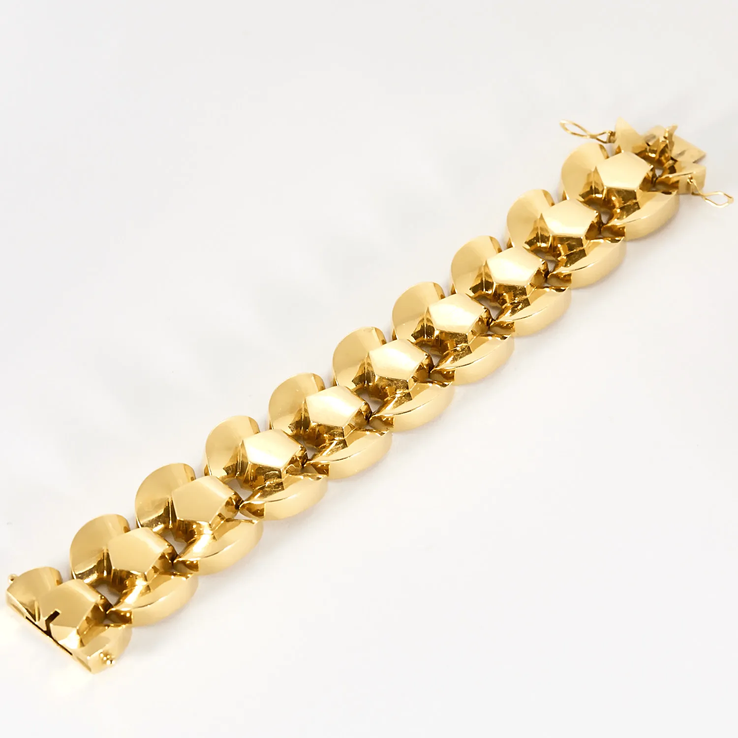 Bracelet Tank en or jaune sold by 58 Facettes product image thumbnail 3