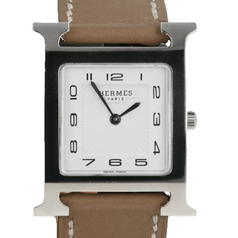 Hermès Heure H - Montre en acier made by 58 Facettes