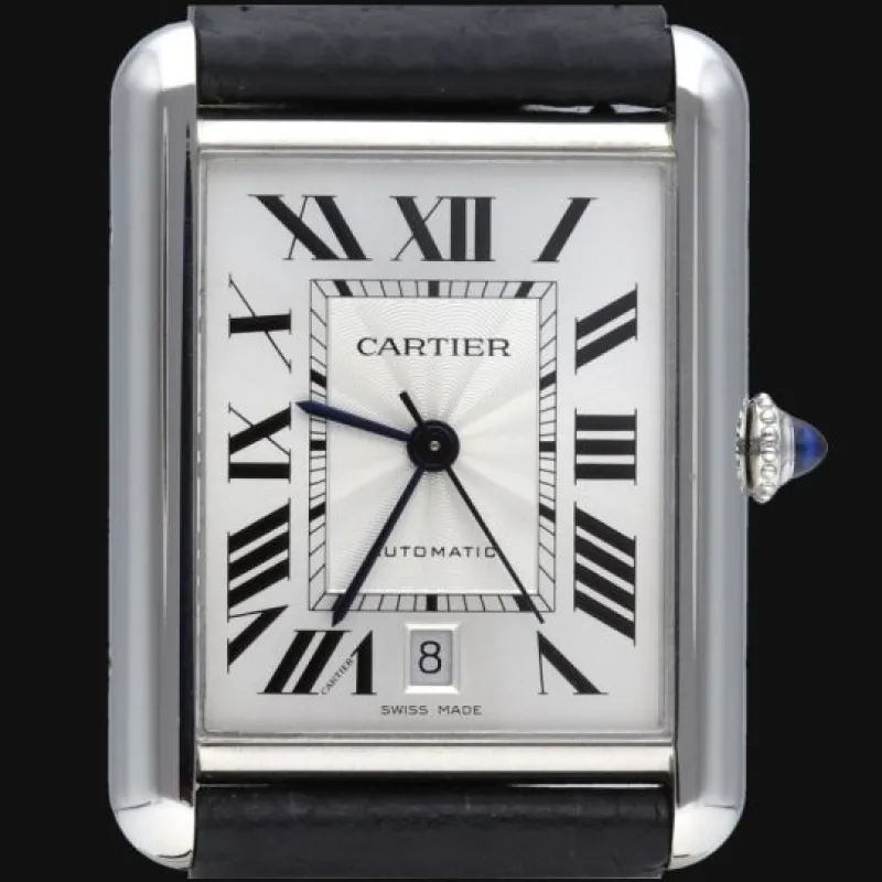 Cartier Tank Solo XL - Montre en acier made by 58 Facettes