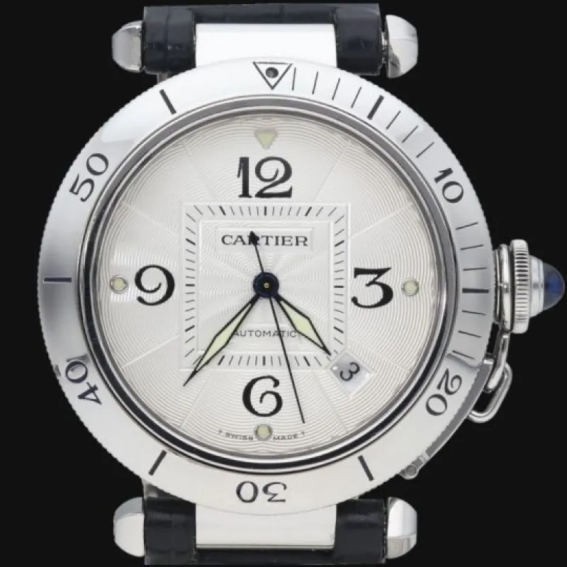 Cartier Pasha - Montre automatique en acier made by 58 Facettes