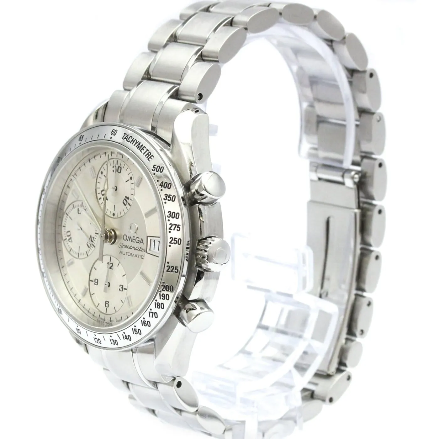 Omega Speedmaster - Montre chronographe Triple Calendar automatique en acier sold by 58 Facettes