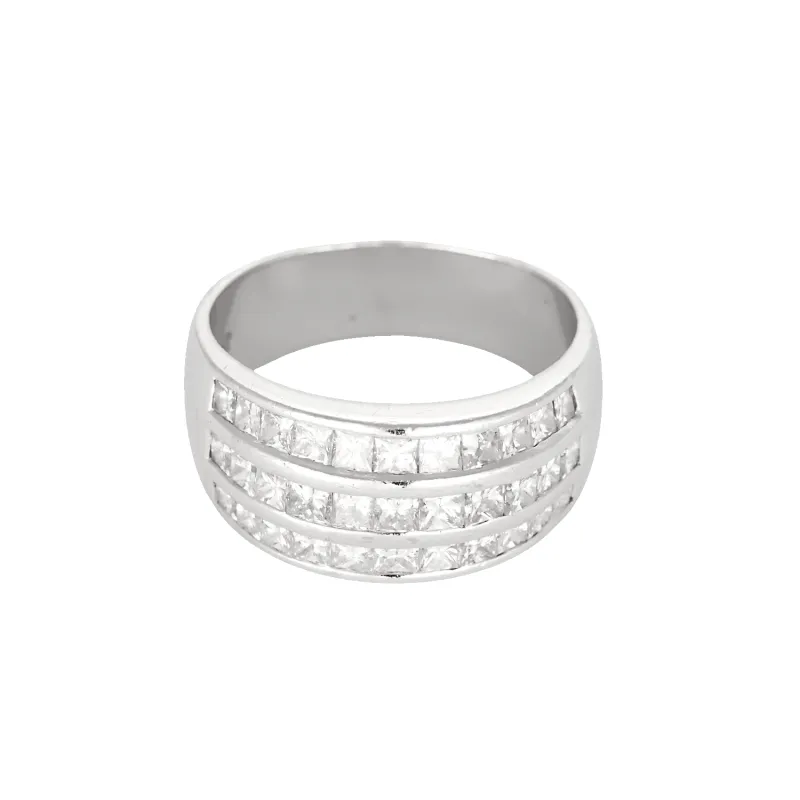 Bague en Or blanc 18k Diamant made by 58 Facettes