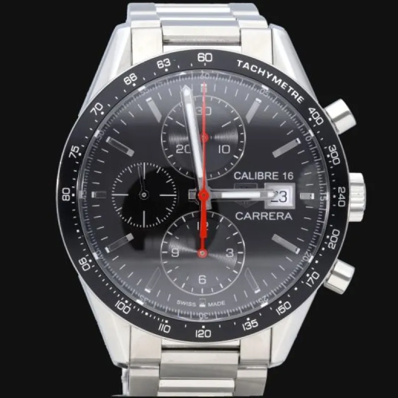 TAG Heuer Carrera - Montre Calibre 16 en acier made by 58 Facettes